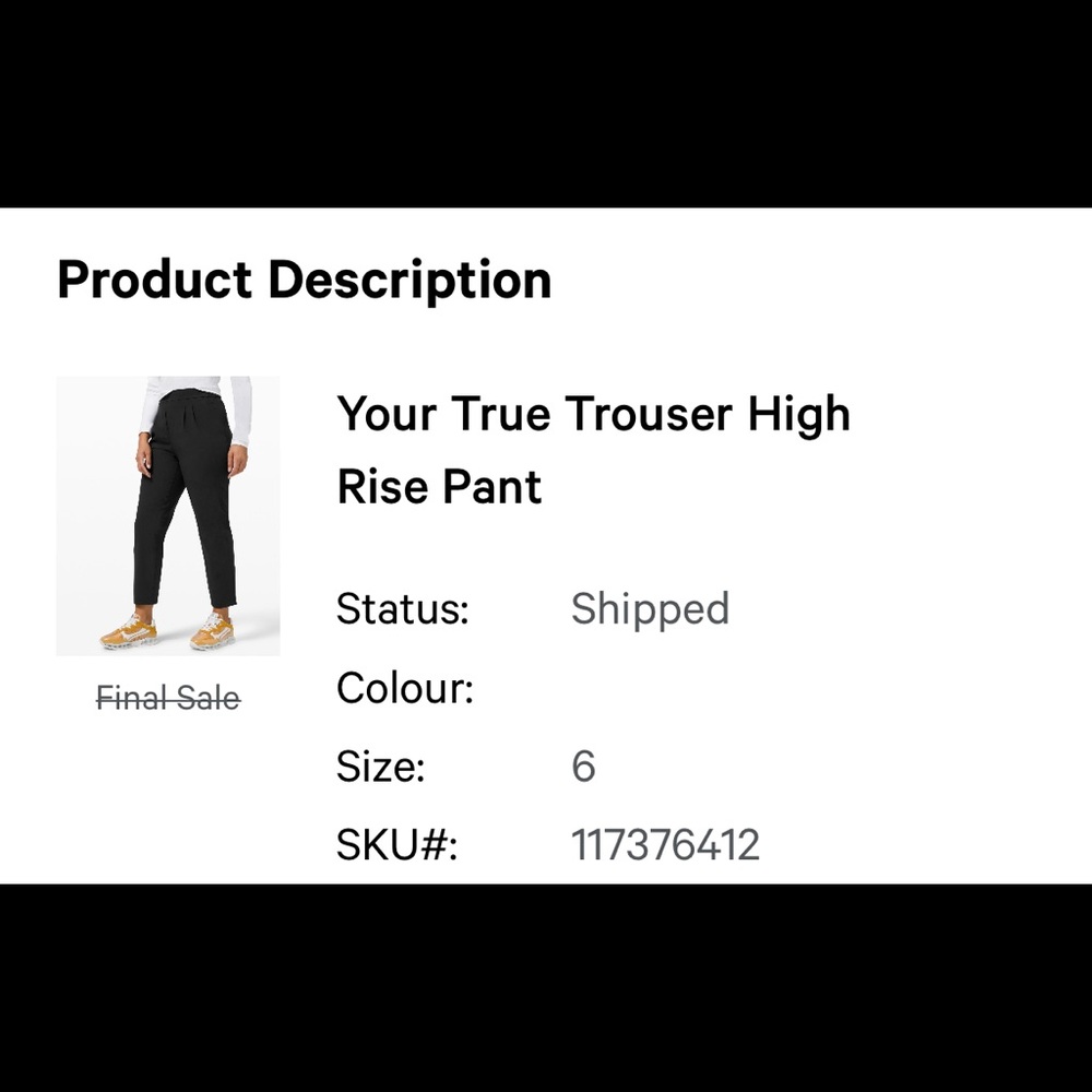 LULULEMON PANTS